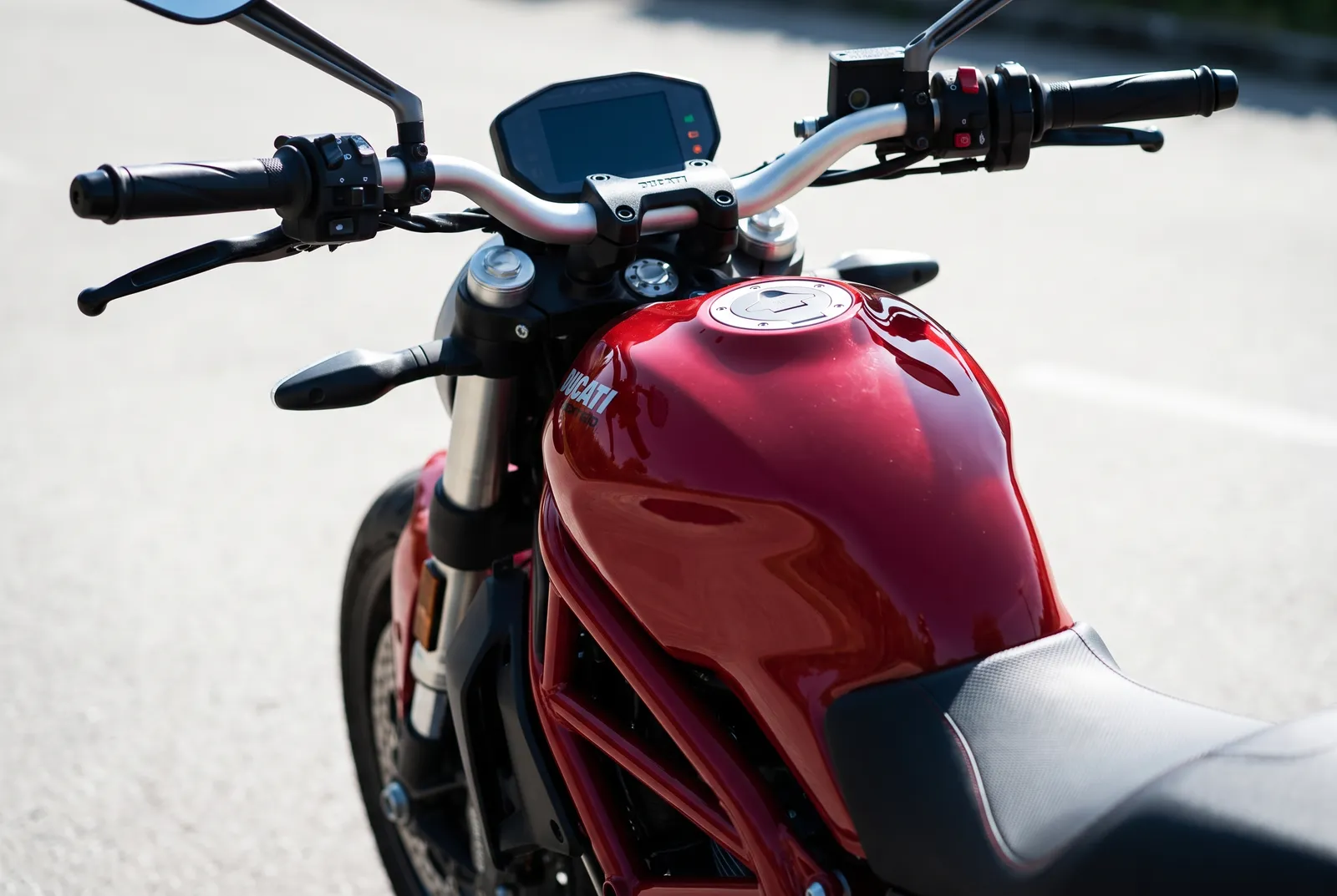Interieur van een Ducati